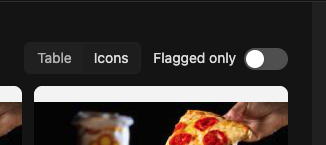 Flagged images filter Flagged images filter