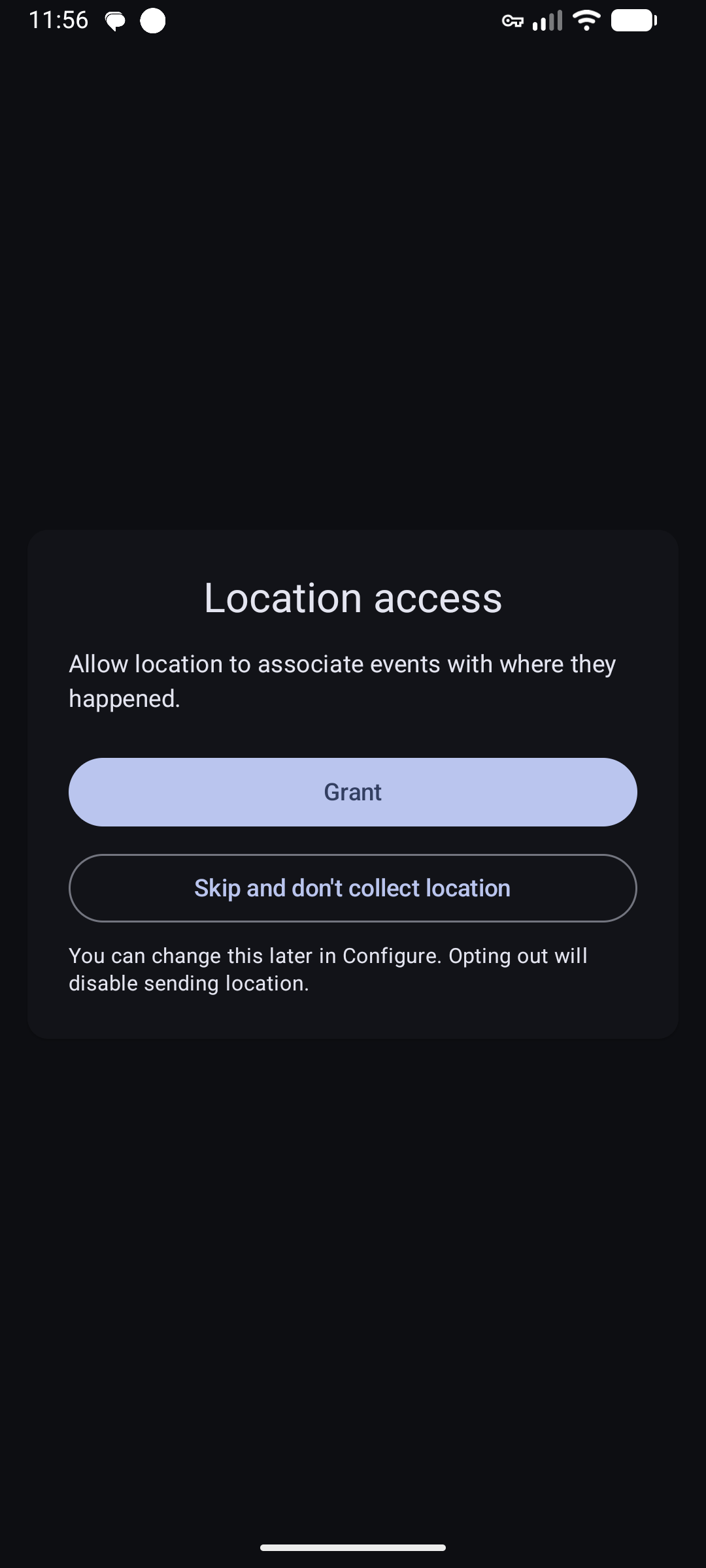 grant location grant location