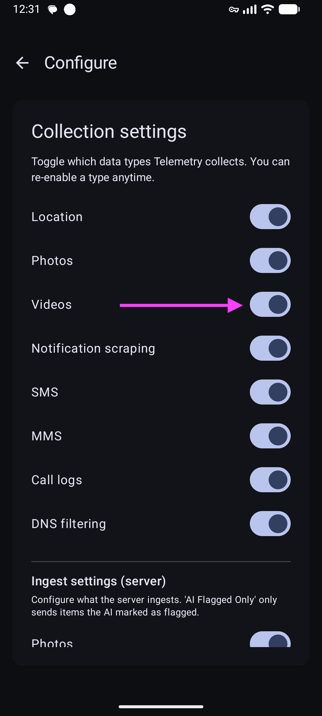 dns enable dns enable